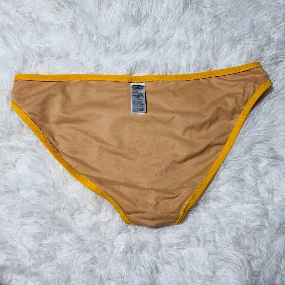 Old Navy Hipster Low Rise Bikini Bottom M Mustard‎ Yellow